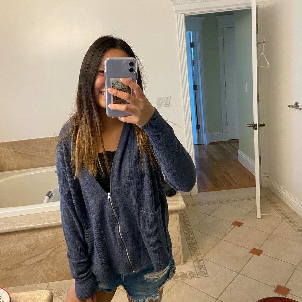Abercrombie & Fitch Zip Sweater